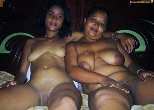 Colored-Nude-Jamaican-Mother-and-Daughter