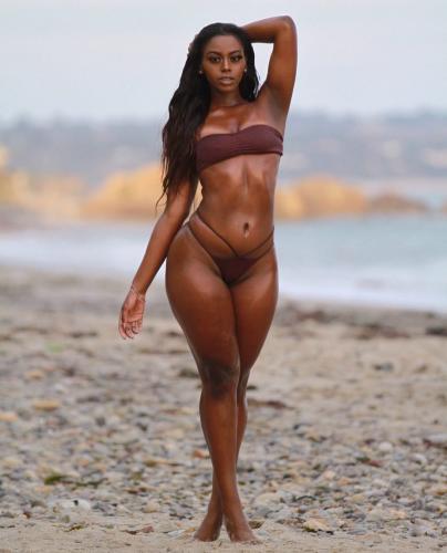 ebony at the beach