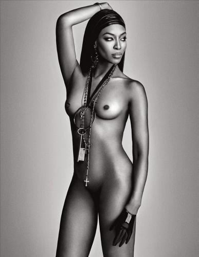 naked Naomi Campbell